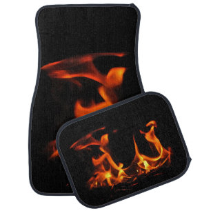 Dancing Flames Car Mats