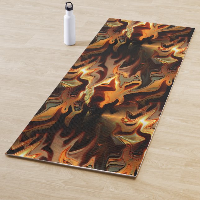 Dancing Flames.... Yoga Mat (In Situ)