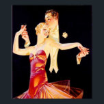 Dancing Flapper Poster<br><div class="desc">A flapper in the 1920s dances.</div>