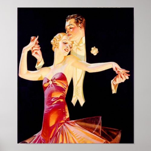 Dancing Flapper Poster