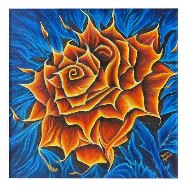 Dancing Flower- Acrylic Print (Front)