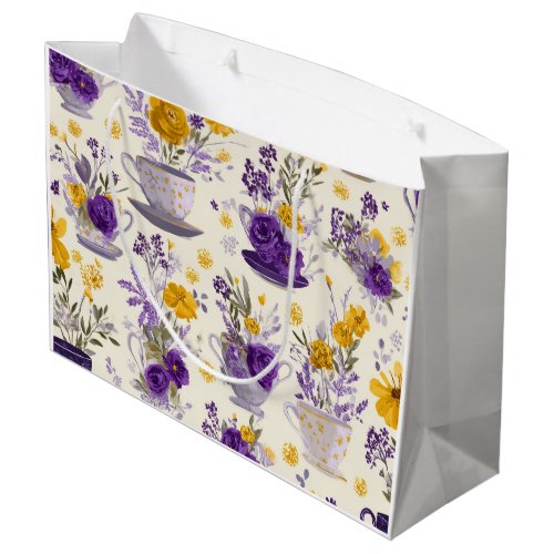 Dancing flower  large gift bag