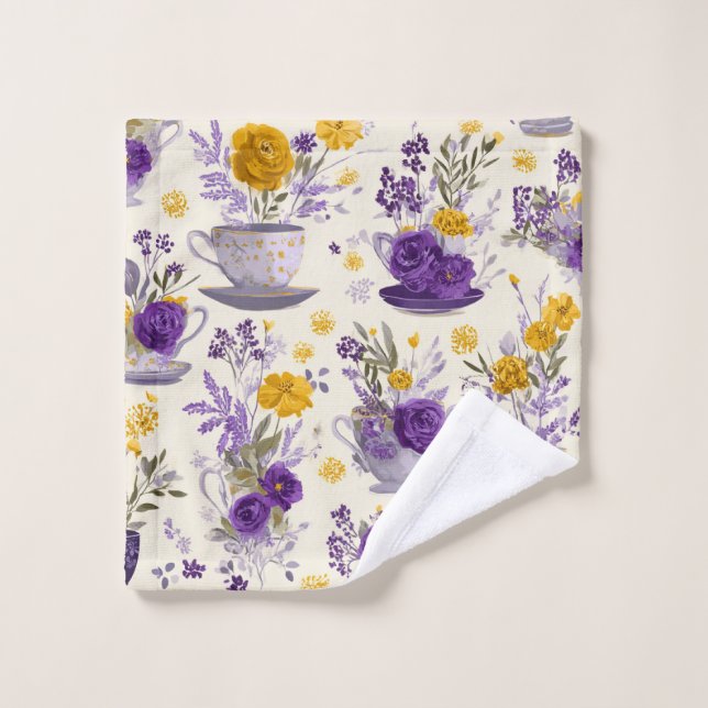 Dancing flower  wash cloth (Wash Cloth)