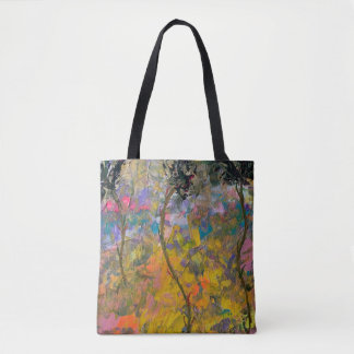 Dancing Flowers Tote Bag