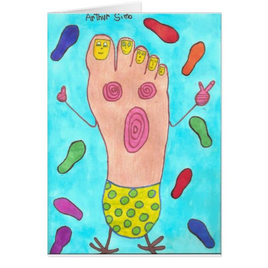 Dancing Foot Cards (Front)