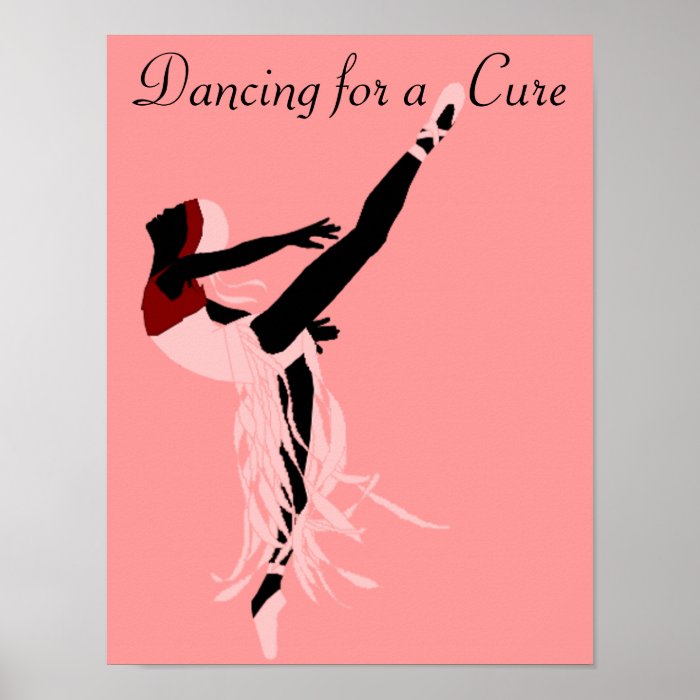 DANCING FOR A CURE BALLERINA print