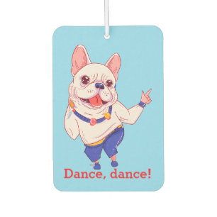 Dancing French Bulldog Air Freshener