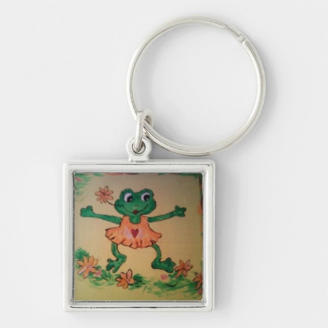 Dancing frog keychain (Front)