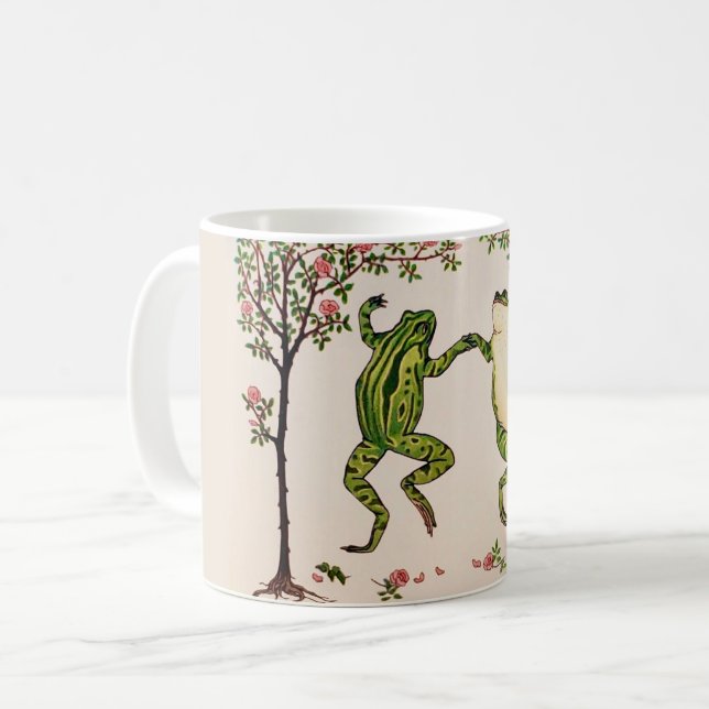 Dancing Frogs Happy Mug