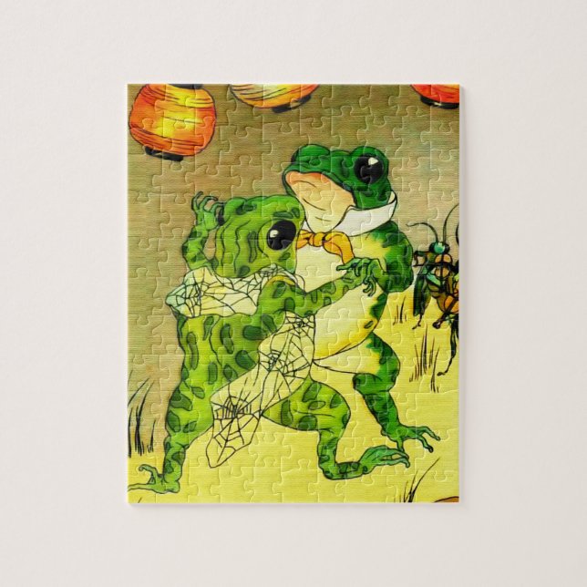 Dancing Frogs Jigsaw Puzzle (Vertical)