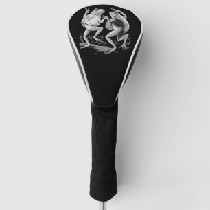 Dancing Frogs Toad Goblincore Dark Academia Retro Golf Head Cover
