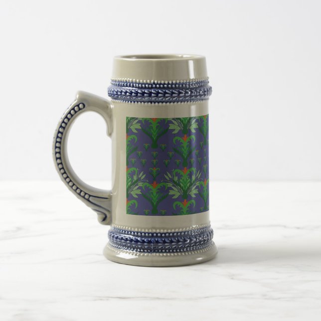 Dancing Galaxy Cosmic Drinkware Pattern Beer Stein (Left)