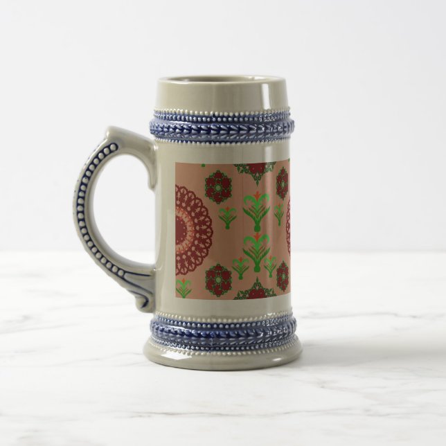 Dancing Galaxy Cosmic Drinkware Pattern Beer Stein (Left)