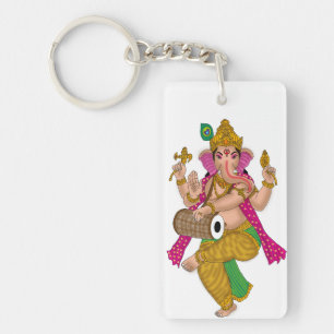Dancing Ganesha Keychain