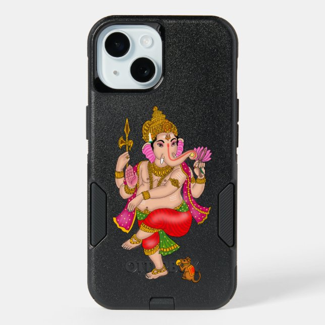 Dancing Ganesha Phone Cover (Back)
