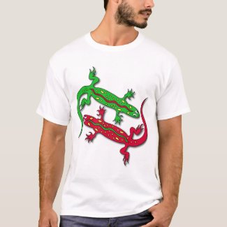 Dancing Gecko Lizards T-Shirt