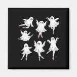 Dancing Ghosts Halloween Byllet Teacher Spooky  Magnet