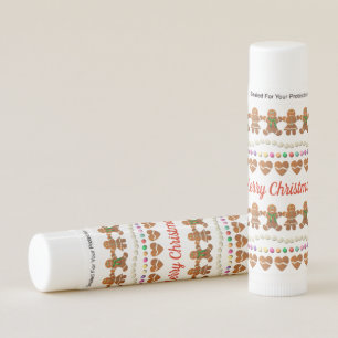 Dancing Gingerbread Cookies Lip Balm