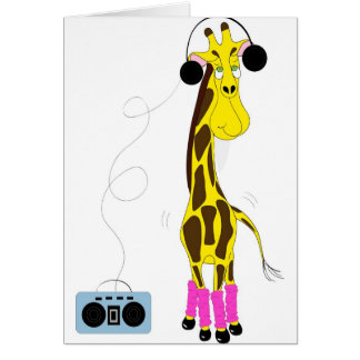 Dancing Giraffe Cards