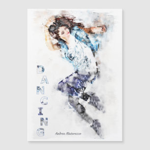 Dancing Girl 2 Magnetic Card