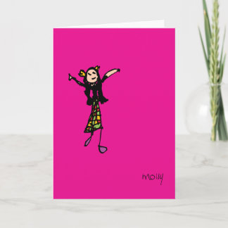 Dancing Girl Card