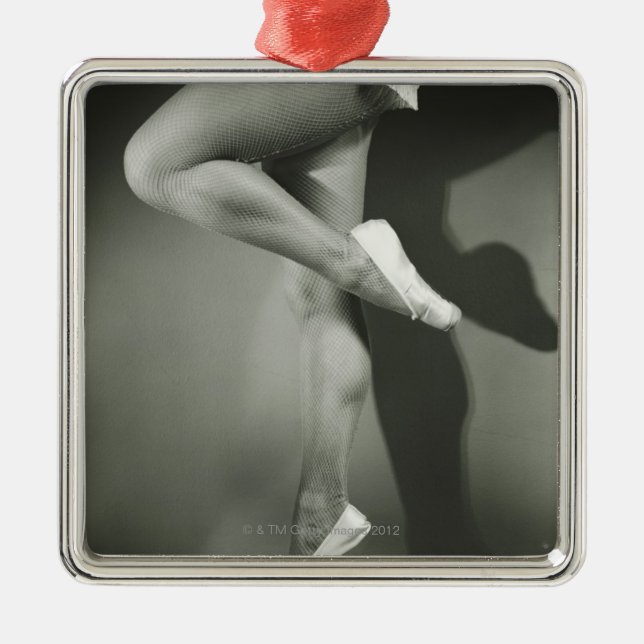 Dancing Girl Metal Ornament (Front)