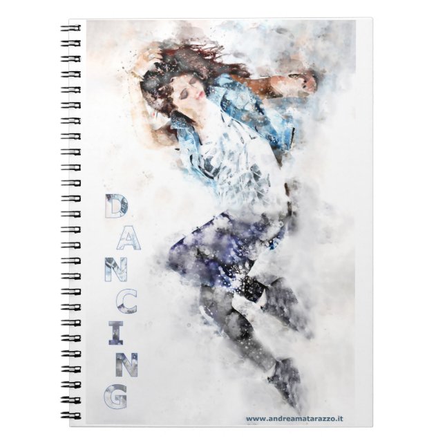 Dancing girl    notebook (Front)
