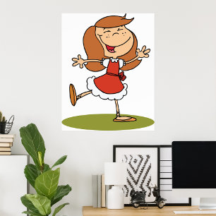 Dancing Girl Poster