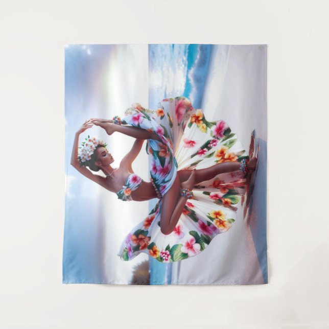 Dancing Girl Tapestry (Front)