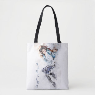 Dancing girl tote bag