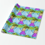 Dancing Girl Wrapping Paper