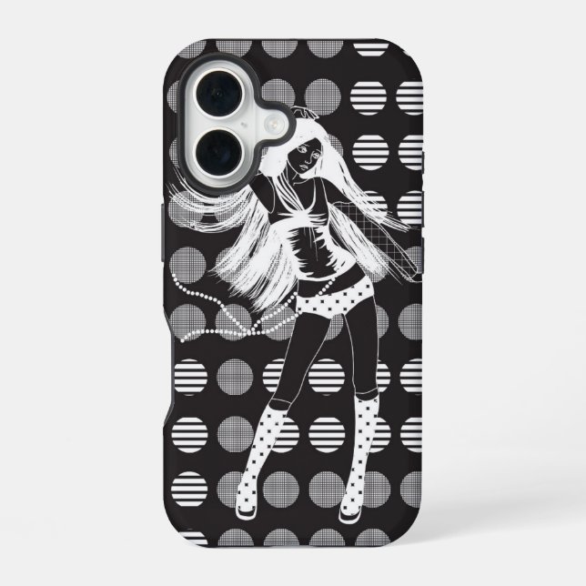dancing girlfriend in the dark iphone case (Back)