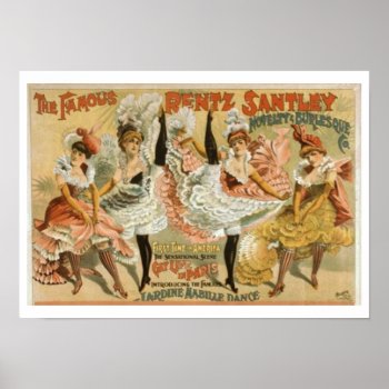 Dancing Girls Poster by Vintage_Obsession at Zazzle