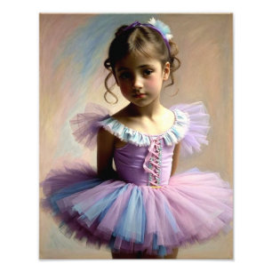 Dancing Girl's Poster with Tutsi
