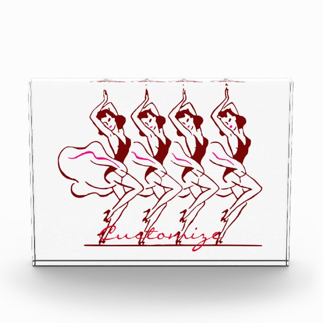 Dancing Girls Thunder_Cove Acrylic Award (Front)