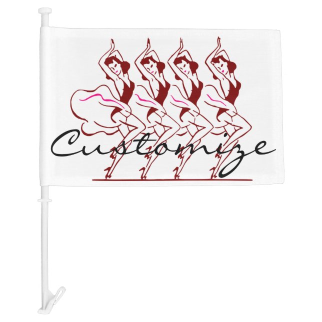 Dancing Girls Thunder_Cove Car Flag (Front)