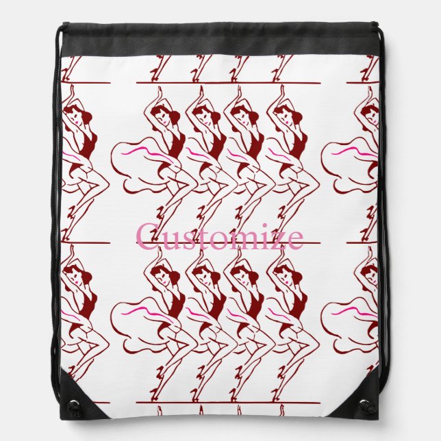 Dancing Girls Thunder_Cove Drawstring Bag (Front)