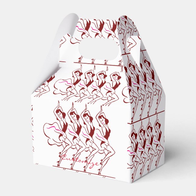 Dancing Girls Thunder_Cove Favor Boxes (Front Side)