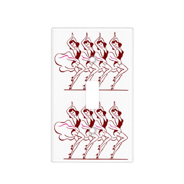 Dancing Girls Thunder_Cove Light Switch Cover (Front)