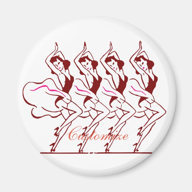 Dancing Girls Thunder_Cove Magnet (Front)