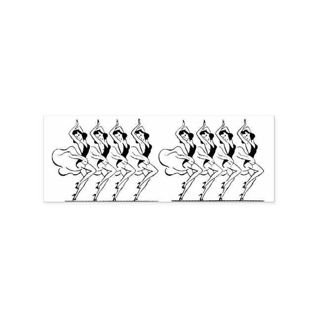 Dancing Girls Thunder_Cove Rubber Stamp (Imprint)