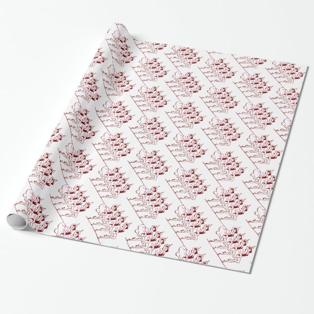 Dancing Girls Thunder_Cove Wrapping Paper (Unrolled)