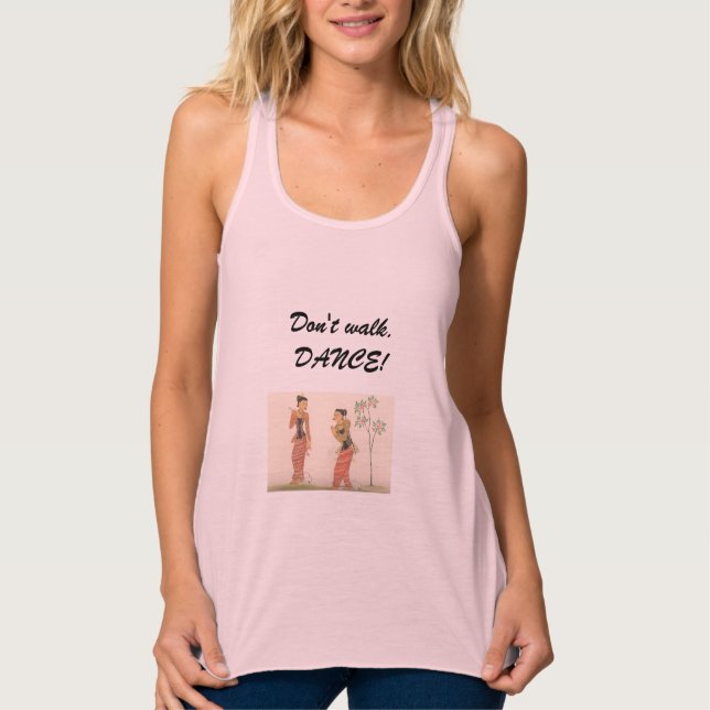 Dancing Girls Women's T-shirt Tank Top (Front)