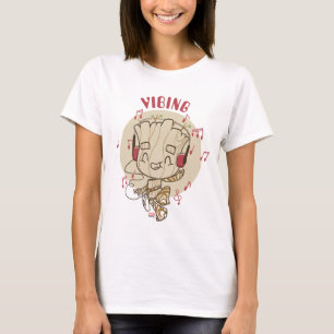 Dancing Groot Vibing With Headphones T-Shirt