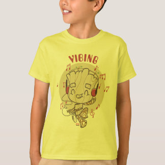 Dancing Groot Vibing With Headphones T-Shirt