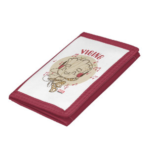 Dancing Groot Vibing With Headphones Tri-fold Wallet