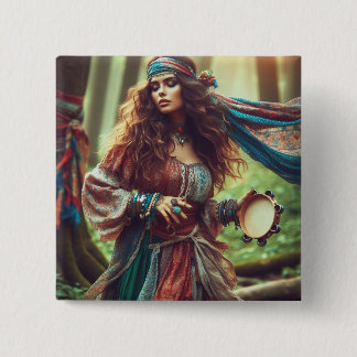DANCING GYPSI  BUTTON