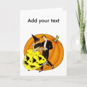 Dancing Halloween Couple Card