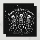Dancing Halloween Skeletons (Front/Back)