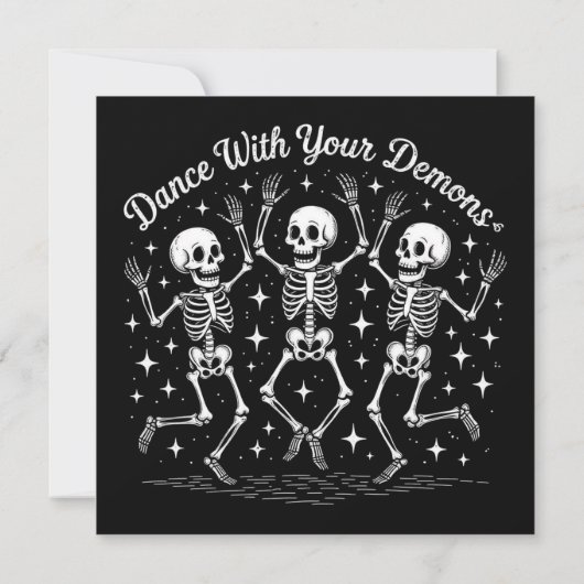 Dancing Halloween Skeletons (Back)